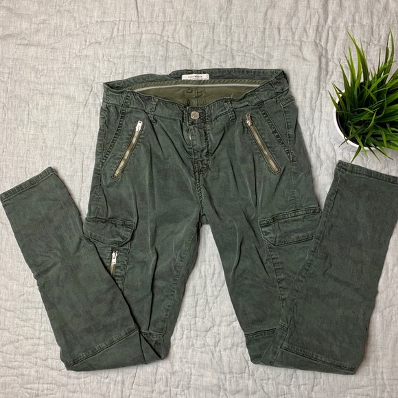 Zara Pants - Zara Army Print Skinny Cargo pants